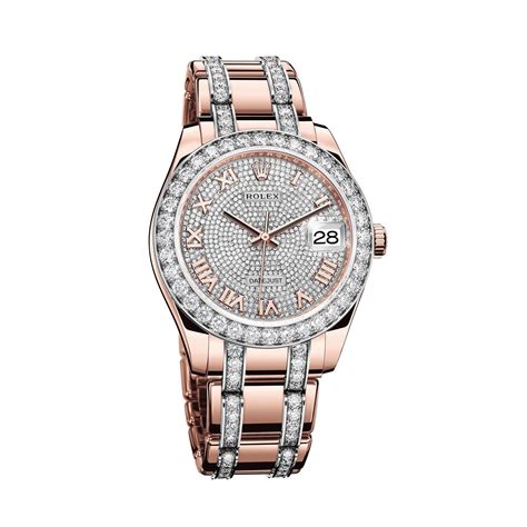 rolex oyster 39 mm everose gold and diamonds price|Rolex datejust oyster gold.